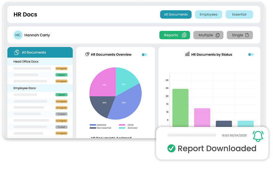 Download Employees Information and Data Reports