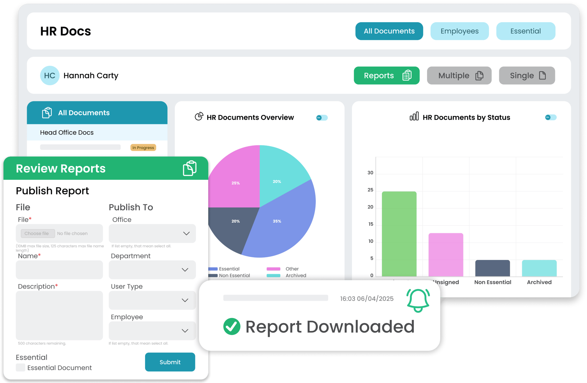 Download Your Review Reports