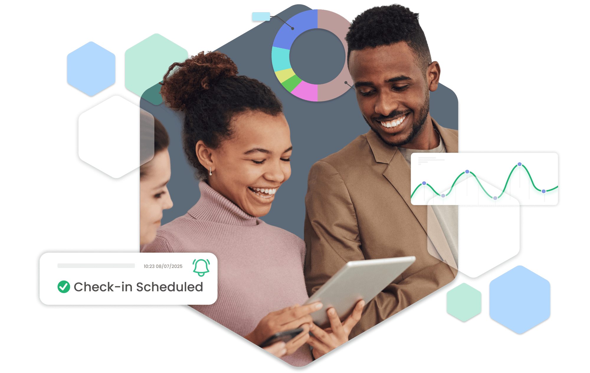 Header Graphic - Check‐ins made easy - Option 1.