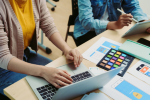 employee using HR Software