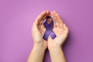 purple bow