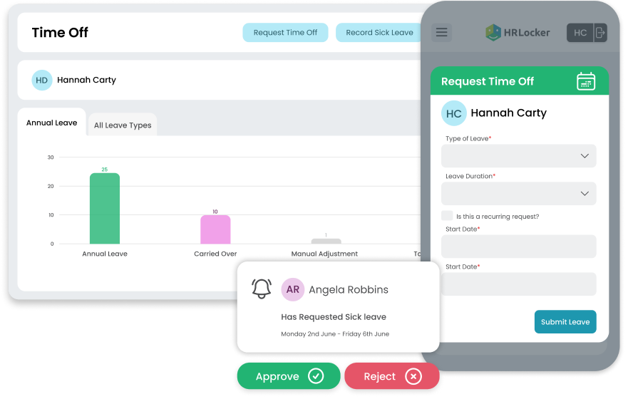 Streamlined sick leave management