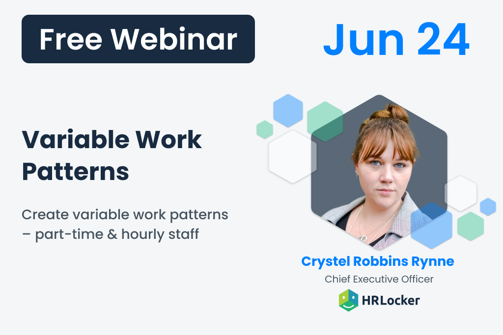 Create variable work patterns – part-time & hourly staff