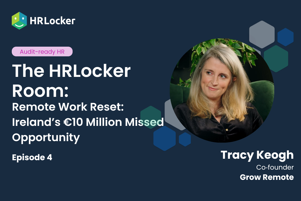 Tracy Keogh in a podcast thumbnail smiling