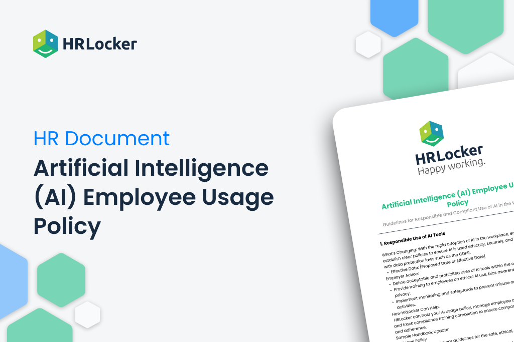 FREE Artificial Intelligence (AI) Employee Usage Policy Template - HRLocker