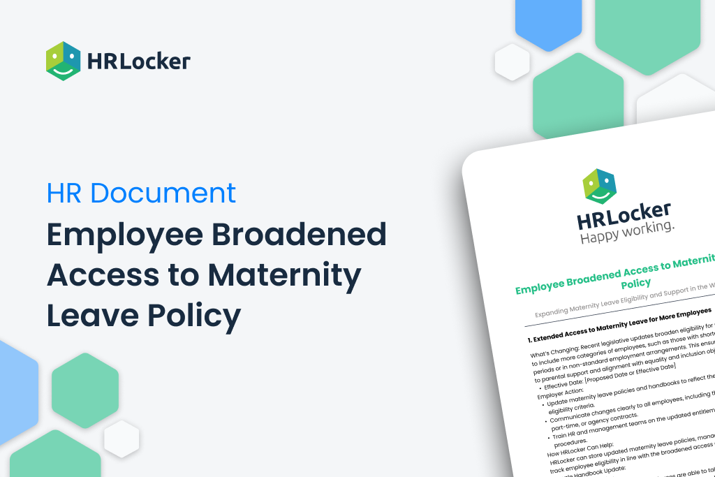 Maternity Leave Policy Template