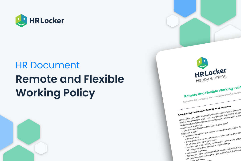 Remote and Flexible Working Policy
