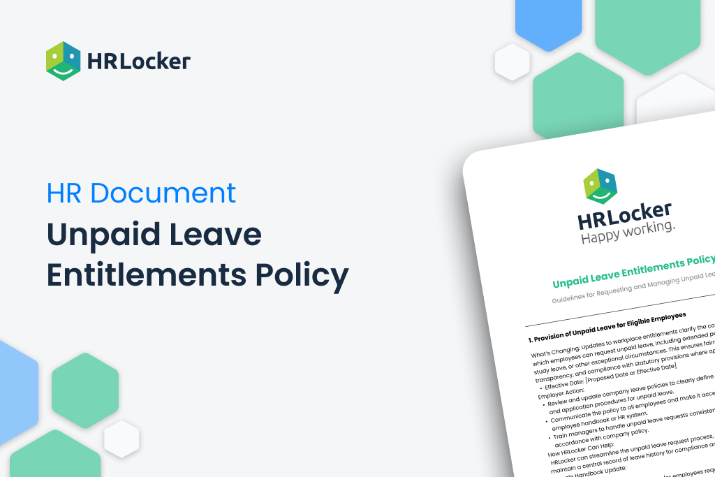 Unpaid Leave Entitlements Policy