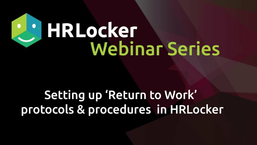 return to work webinar