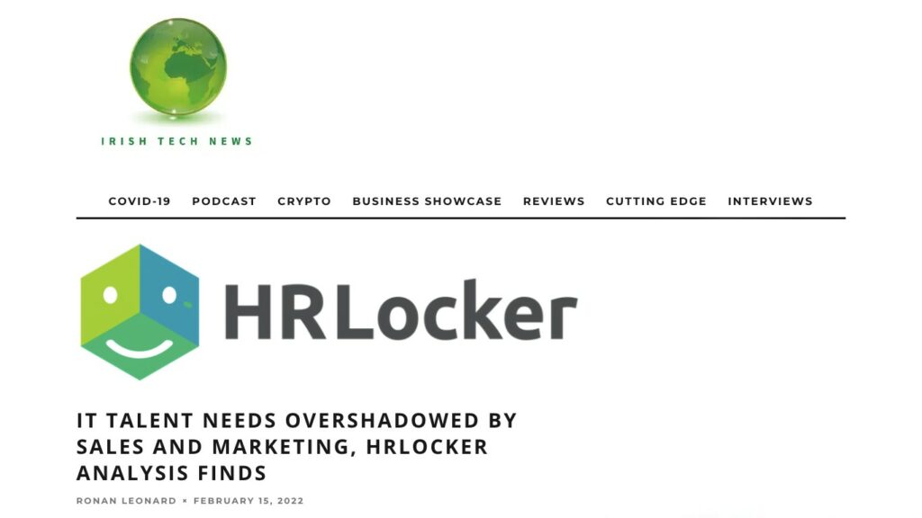 IT talent needs overshadowed by Sales and Marketing, HRLocker analysis finds