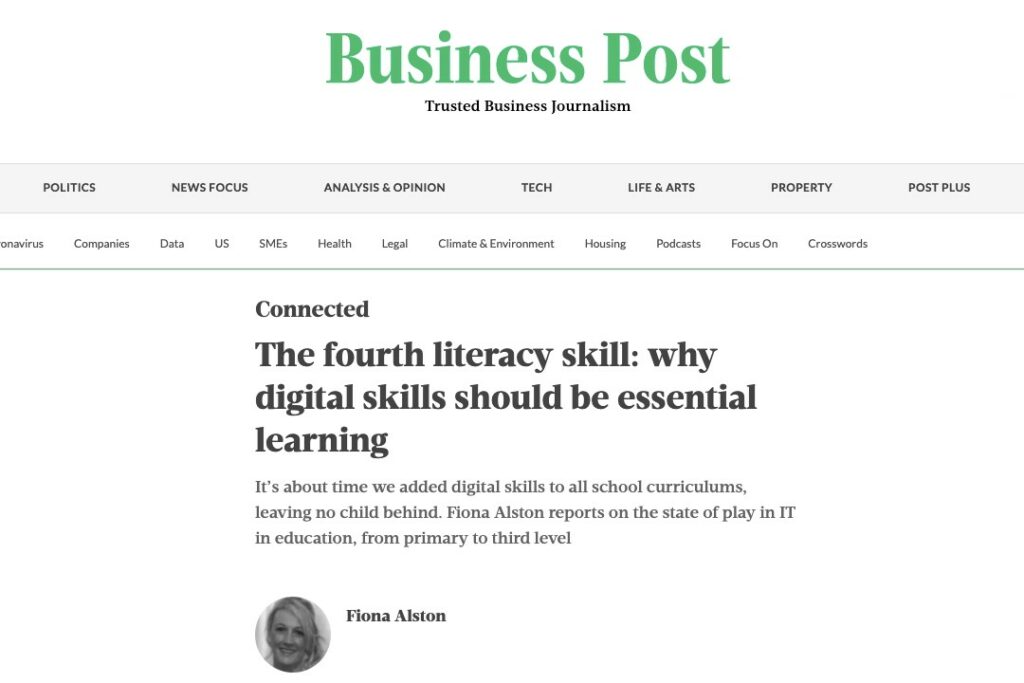 The fourth literacy skill: why digital skills should be essential learning