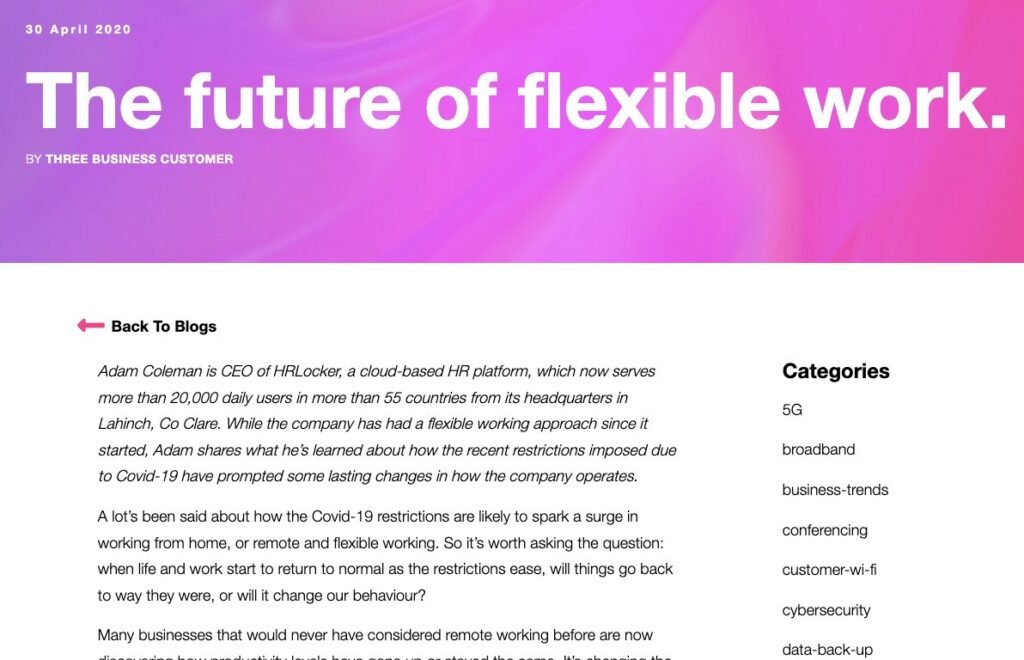 The Future of flexible work