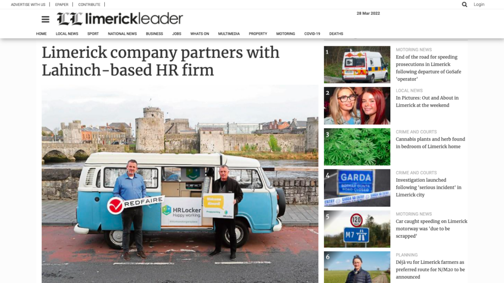 Limerick company partners with Lahinch-based HR firm