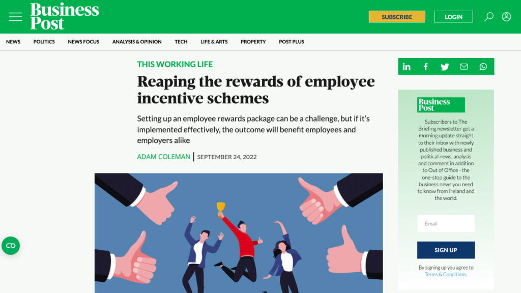 Reaping the rewards of employee incentive schemes