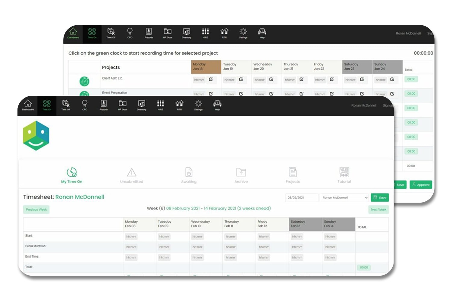 HRLocker’s timesheet solution