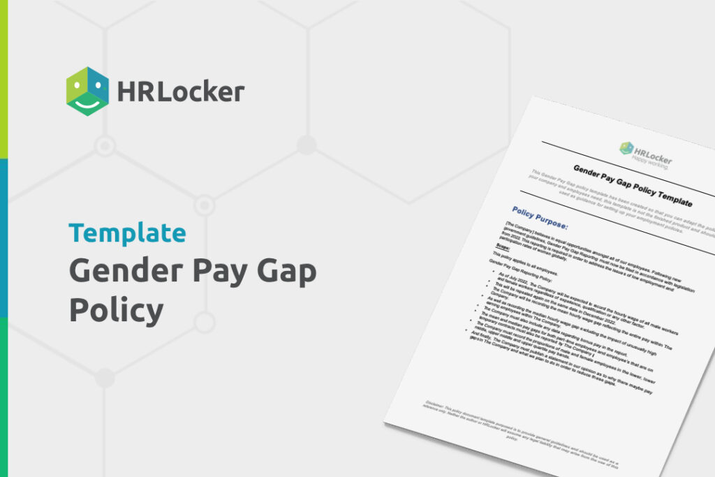 Gender Pay Gap Policy Template