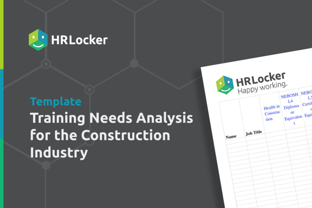 Training Needs Analysis for the Construction Industry Template