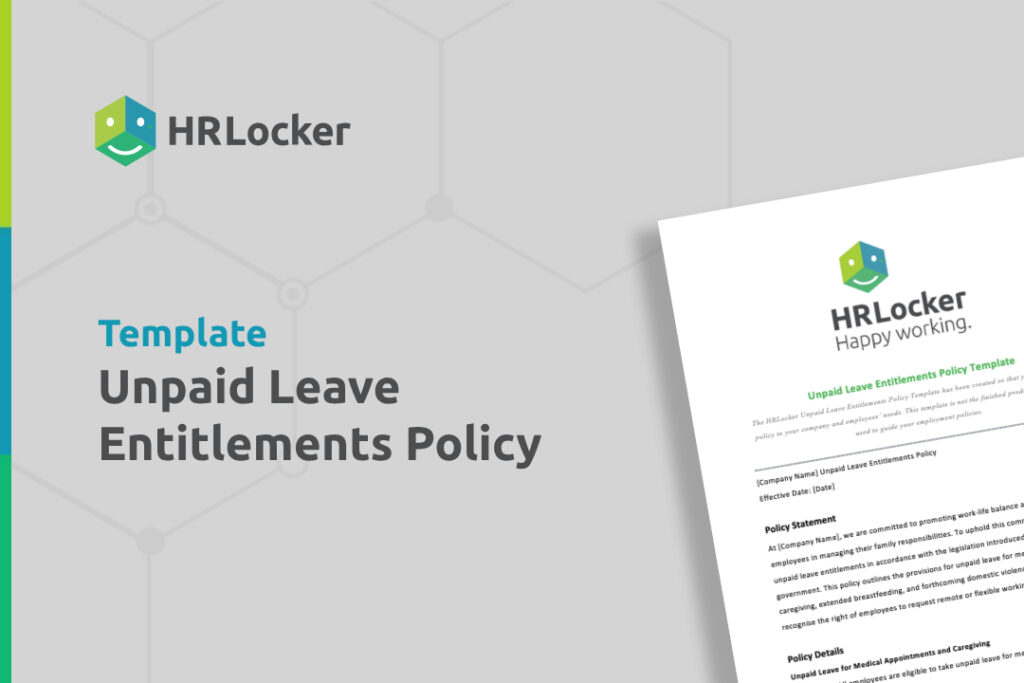 Unpaid Leave Entitlements Policy Template