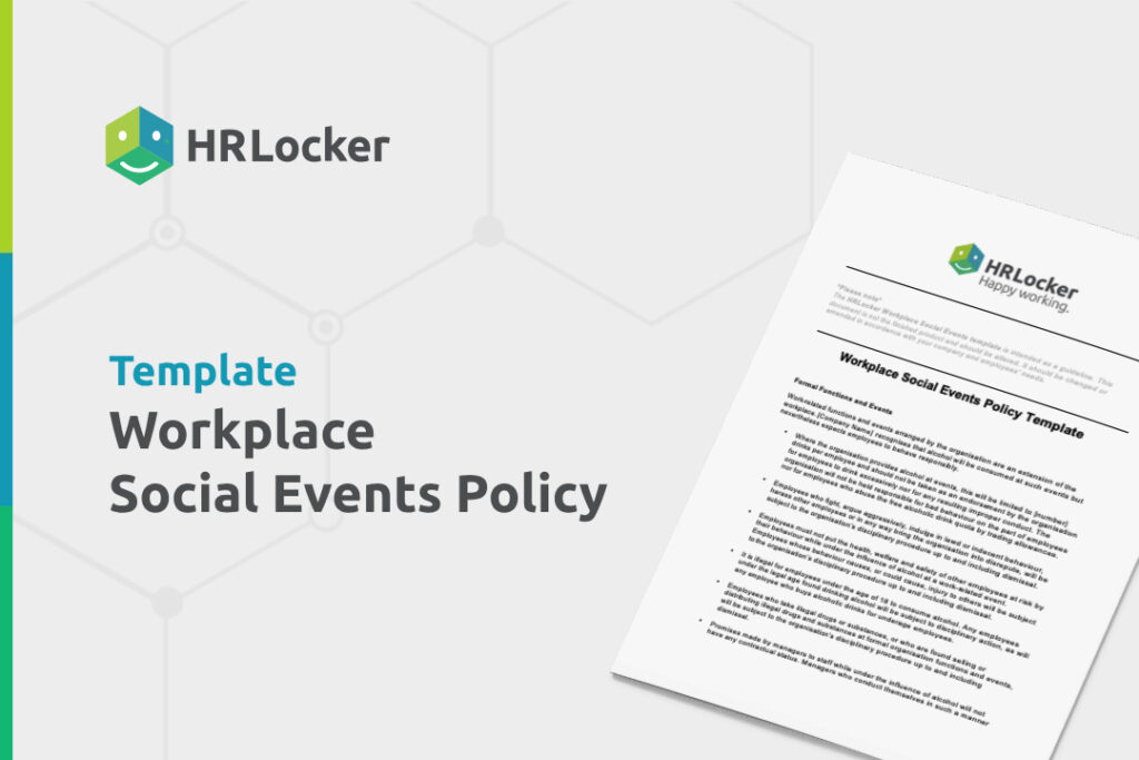 Workplace Social Events Policy Template