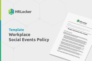 Workplace Social Events Policy Template
