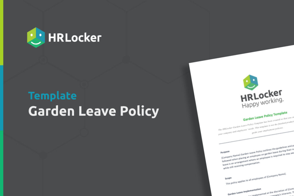 Garden Leave Policy Template