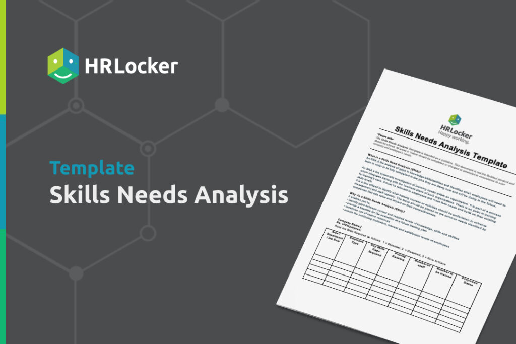 Skills Needs Analysis Template