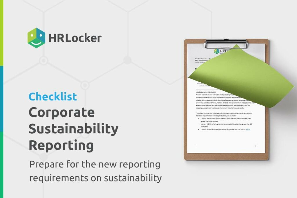 Corporate Sustainability Reporting Checklist