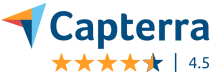 Capterra rating 4.5 out of 5