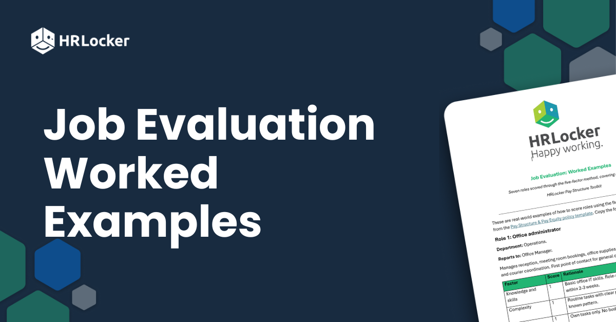 Job Evaluation: Worked Examples