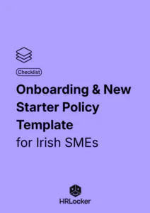 Front Page of Checklist: Onboarding Policy