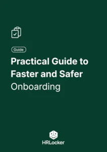 Front Page of Guide: Faster Onboarding